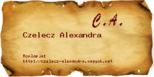 Czelecz Alexandra névjegykártya